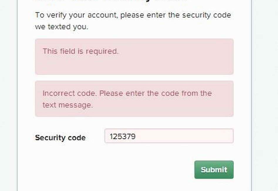 مشکل Security Code در اینستاگرام